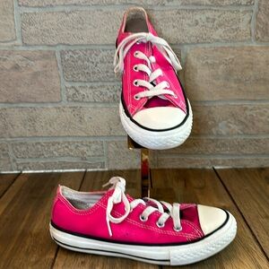 Converse Pink Pop Chuck Taylor All Star Junior's Ox Lace Up Low Top/Sz 1